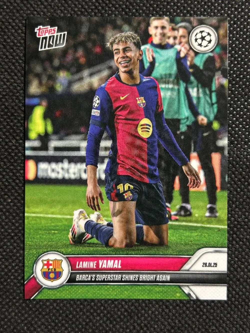 LAMINE YAMAL RC ROOKIE 2025 Topps Now #92 - FIFA SPAIN - BARCELONA FC SPAIN - Picture 1 of 2